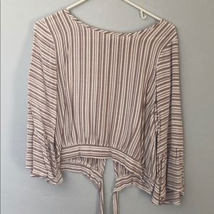 Light purple strip shirt